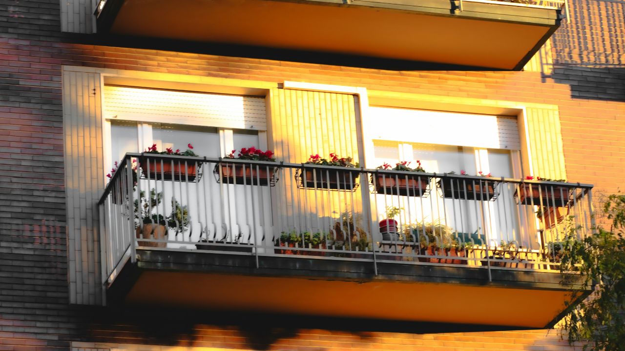 mission style wrought iron balcony